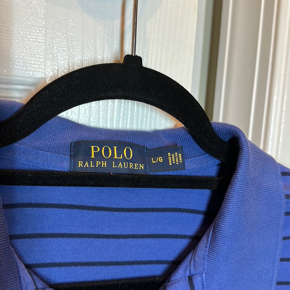 Men’s Polo Ralph Lauren size L cotton polo shirt - Picture 2 of 5